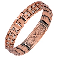 Copper Bracelet for Men - Copper Bracelets 99.99% Pure Copper Gift with Adjustable Sizing Tool, Magn