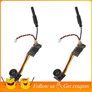 2PCS LST-S4 FPV Camera 5.8G 25MW AIO Transmitter with OSD 40CH 800TVL Micro RC Camera for Racing Dro