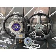 Combo Set Termurah🔥🔥 Sport Rim Enkei FG505 Open Hub 1.60/1.60-17 PNP Y15ZR + 245mm Disc Titianium  +