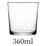 VICRILA Sidra Tumbler 360ml - Fully Tempered Bodega Glass for Drinks & Desserts