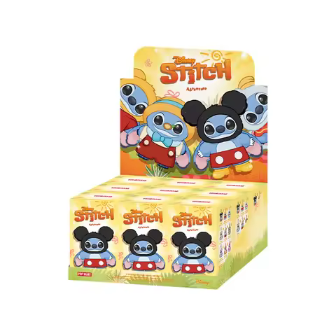 Pop Mart New Genuine Disney Stitch Adventure Series Blind Box Cute Vinyl Plush Pendant Toys Mystery 