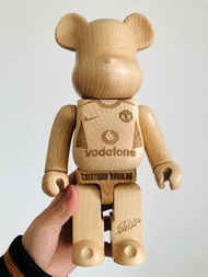 🎁實拍 Bearbrick 400% C朗 Ronaldo 球迷 7號 暴力熊 公仔 家具擺設 玩具 28cm