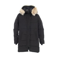 【二手】CANADA GOOSE鵝 Mackenzie 派克大衣羽絨服，黑色尼龍材質，2302JL，女款，二手 B