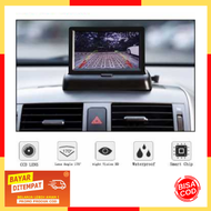 Monitor Parkir Mobil Foldable Rear View TFT LCD 4.3 Inch - Monitor Mini Tv Mobil - Layar Pemantau Mo