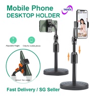 READY STOCK SG] Mobile Phone Stand for Table Height Adjustable Phone Stand Multi-Functional Desktop 