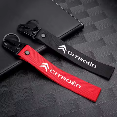 3D Metal Citroen Logo Key Chain Keyring Car Accessories For Citroen Picasso C-ELYSEE C4L Berlingo C3