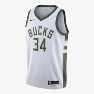 NIKE NBA DRY ANTETOKOUNMPO 公鹿隊 字母哥 希臘怪物 球衣 CW3599-103