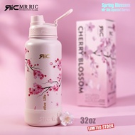 ◬ ☜ Mr Ric Sakura Spring Blossom Series Hydration Flask Vacuum Flask Spout Lid Wide Mouth Insulated