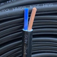(10 meters )2-core cable 4.0(2x4.0mm2) pure copper core