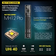 NITECORE MH12 PRO Rechargeable Flashlight 3300Lumens Include 21700 5300mAH USB-C Rechargeable Flashl