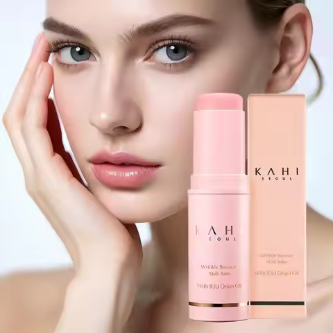 KAHI Multi Balm Stick Korean Skincare Wrinkle Bounce Moisturizing Multi Balm Daily Face Moisturizer 