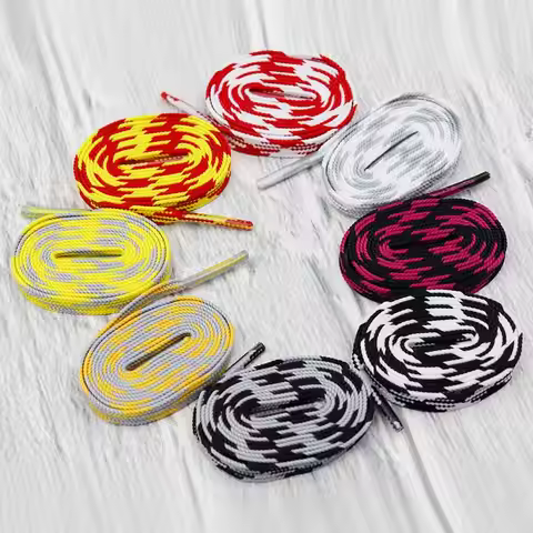 Coolstring Replacement Laces for Samba & German Trainer WB Sneakers Boots 8mm Flat Single-Layer Two-