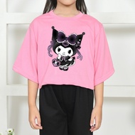 Kuromi Shopping Girls' T-shirt Tops | Oversized Croptop Tshirt Character Age 1 2 3 4 5 6 7 8 9 10 11