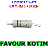 6R8 6.8 OHM 2 WATT 2 W 2W 5 PERCENT FVKOTIM RESISTOR