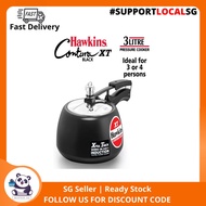 Hawkins Contura XT Pressure Cooker, Black, 3L, (CXT30)