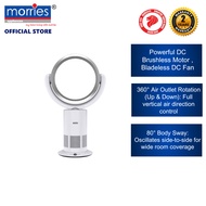 Morries MS7765DCDF Bladeless DC Fan (BLDC Motor) White