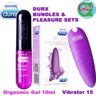 [Discreet Packaging and Combo Value Deal] Durex Mini Vibrator USB Charging 15 Vibration Modes Bullet Vibrator For Women Clitoral G-Spot Stimulate Erotic Toys Sex Products