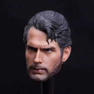 1/6 Superman Iron Man Henry Cavill Bearded Wandering Laborer Decadent Edition Head Carving