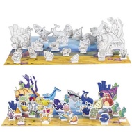 3D PUZZLE SEA ANIMALS DRAWING TOY SET FOR CHILDREN (COLORFUL)