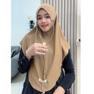 358 INSTANT HIJAB AL FAEZYA SIRIA LINE STRAP STOPPER BUTTERFLY JERSEY AIRIS STANDARD FREE BROSS ORY 