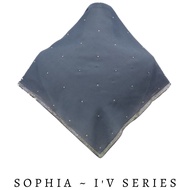 Tudung 99% Copy "S" Bawal Batu Kristal CLASSY IV SIMPLE Fashion Designs Tudung Cotton Voile Kristal 