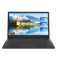 15.6 inch Laptop Computer,Quad-Core Celeron N3450, 4GB RAM and 192GB SSD,Win11 Laptop Computers with
