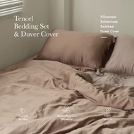 Nou - Tencel Bedding Set & Duvet / Quilt Cover (Bed Sheet + Pillowcase + Bolster Case + Duvet Cover)
