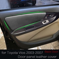 PuraAutoRepair 1 pair Car door Panel Cover for Toyota vios 2007 2006 2005 2004 2003 NPC42 armrest Si