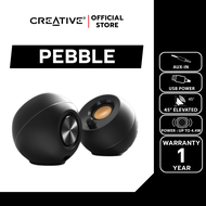 CREATIVE SPEAKER PEBBLE BLACK (สีดำ) ลำโพง 2.0 ดีไซน์สวย
