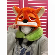 Nick Fox Office Animal Car Travel Neck Pillow Lunch Break Cervical Pillow Cartoon Cute Sleeping Pill