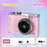 2024 New CCD High Definition Video Vintage Digital Camera, 4K CCD Digital Camera Lens, Miniature Por