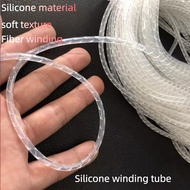 Silicone Wrap Tube, Silicone Spiral Tube, Wrapping Tube, Fiber Optic Protection Tube, Threading Tube