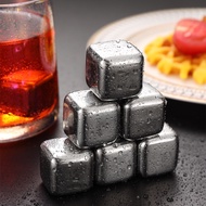 304 Stainless Steel Ice Cubes Quick Frozen Ice Cubes Whiskey Ice Tartar Stone Metal Ice Cubes Clip S