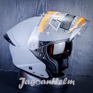 INK HELMET TERRA 2 SOLID | MATT GORILLA GREY | TERRA2 DOUBLE ViS