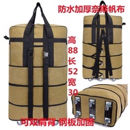 Canvas Luggage Factory Direct Sales 158 Air Canvas Consignment Bag Universal Wheel Large Capacity Re