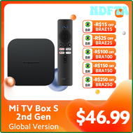 NDFTA In Voorraad Wereldwijde Versie Xiaomi Mi Tv Box S 2nd Gen 4K Ultra Hd Bt5.2 2Gb 8Gb Google Tv Google Assistent Smart Tv Box HSRHN