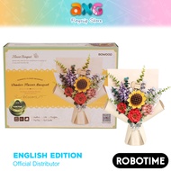 Robotime Rowood DIY Wooden Flower Bouquet 3D Wooden Puzzle (TW01H) Wooden Flower Puzzle