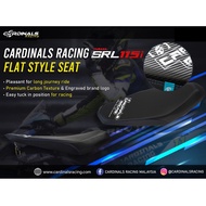 SRL115 Y15ZR CARDINALS RACING SEAT ( FLAT DESIGN ) + FREE SEAT DAMPER TEMPAT DUDUK SIT