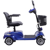 Medical Devices Equipment 4 Wheel Electric Mobility Scooter Adult Handicapped Disabled Folding Four-