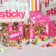 Stok Sedia Ada Malaysia Candy Sticky Candy Sticky Coklat Handmade Candy with Free Sticky Note