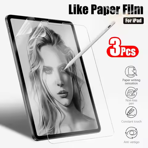 3Pcs Paper Feel Like Screen Protector For Air 5 4 11inch 13 M3 M2 Matte PET Paper Film iPad Gen 10 9