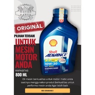 (COD) original Shell ax-7 matic 0.8L advance Oil