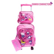 Sanrio Characters 16inch Trolley Set Kids Luggage Bag Travel