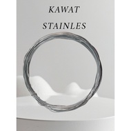 WHITE DOFF BONSAI WIRE, MTR, 0.1 MM TO 3 MM