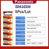 5-50PCS Panasonic SR416SW 337 watch battery button battery for Tissot CK Quartz watch Silver oxide S