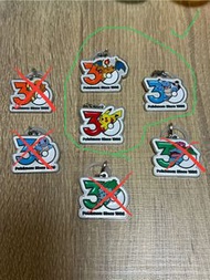 寵物小精靈  30周年鎖匙扣/掛牌-比卡超&噴火龍&水箭龜