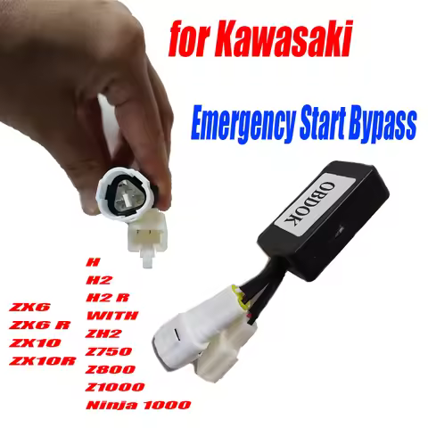 for Kawasaki Emergency Start Bypass Keyless Immobiliser Emulator ZX6 R ZX10 ZX10R H H2 R ZH2 Z750 Z8