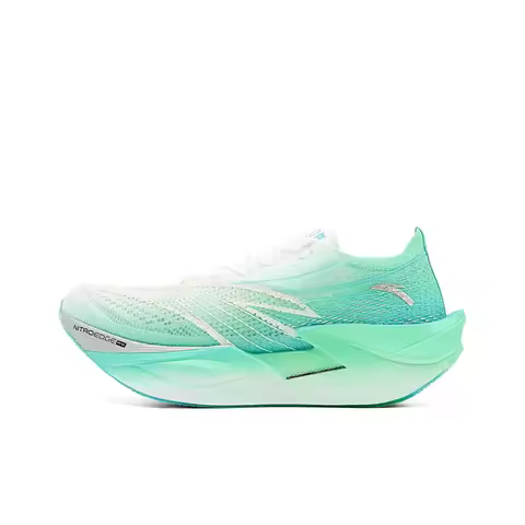 Anta C202 6.0 PRO Low top Carbon Plate Casual Running Shoes Men's White Green Blue 112515576-4