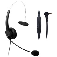 Telephone Headset Headphone Cisco Linksys Cordless Dect Phones 2.5mm MIC Volume