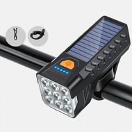 Solar Bike Light Eco-friendly Solar Panel 800 Lumens Brightness For Road Bikes